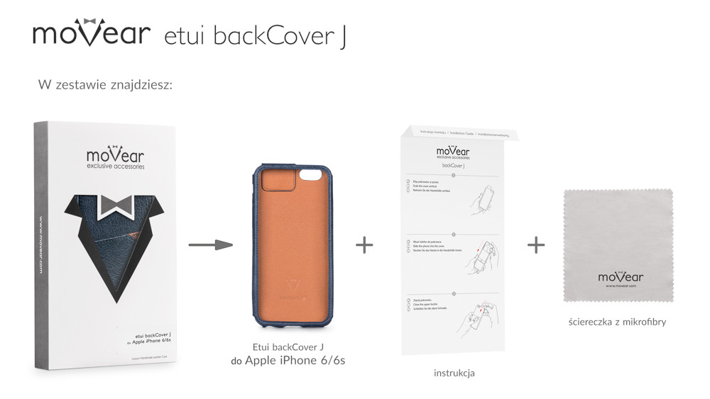 moVear brown backCover J for iPhone 6