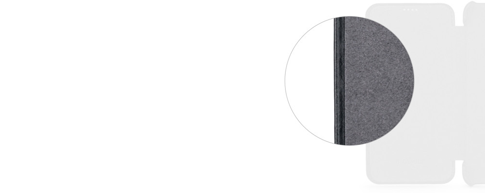 moVear black case flipSide S for Samsung Galaxy S6 edge+