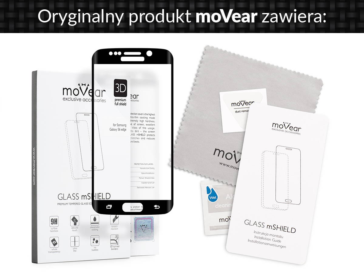 movear.pl - Szkło Hartowane 3D do Samsung Galaxy S6 edge
