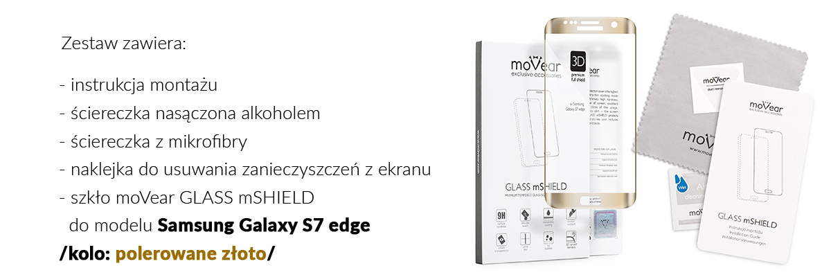 movear.pl - Szkło Hartowane 3D do Samsung Galaxy S7 edge