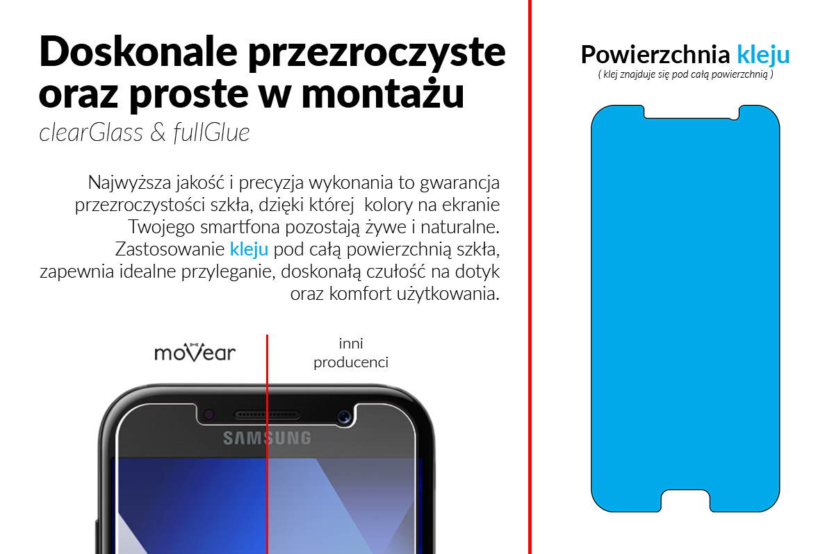movear.pl - GLASS mSHIELD Szkło Hartowane 9H na Samsung Galaxy A5 (2017) - moVear