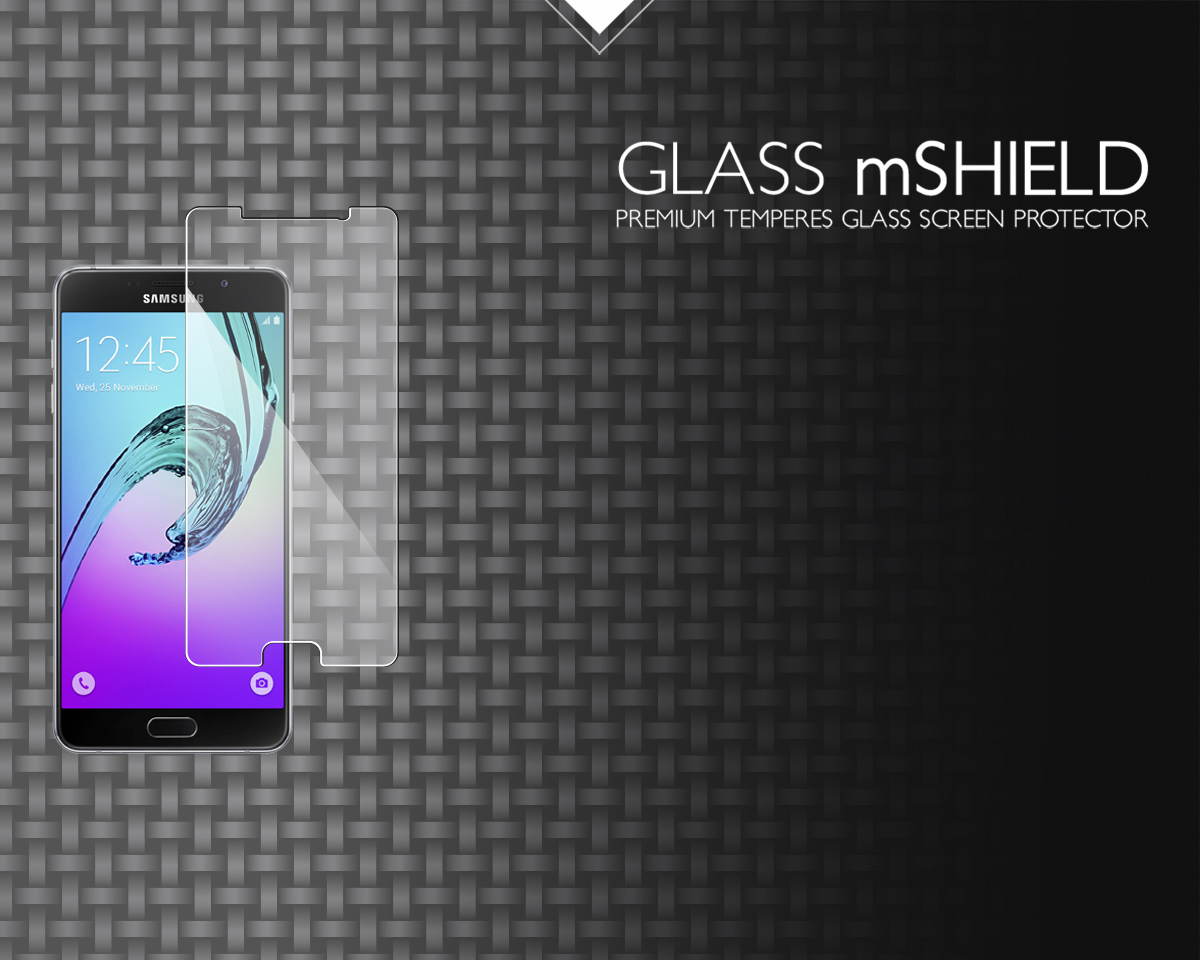 movear.pl - GLASS mSHIELD Szkło Hartowane 9H na Samsung Galaxy A7 (2016) - moVear