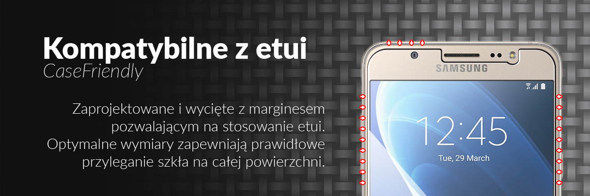 movear.pl - GLASS mSHIELD Szkło Hartowane 9H na Samsung Galaxy J7 (2016) - moVear