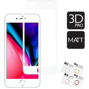 moVear GLASS mSHIELD 3D PRO MATT do Apple iPhone 8 Plus / 7 Plus (5.5") | (Antyrefleksyjne)