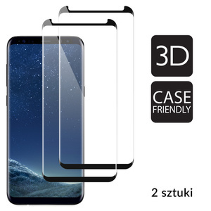 2 szt. | moVear GLASS mSHIELD 3D cf do Samsung Galaxy S8 (5.8") (kompatybilne z etui)
