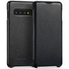 moVear flipSide S skórzane etui do Samsung Galaxy S10 (6.1") | Skóra naturalna gładka (Czarna)