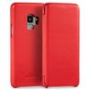 moVear flipSide S skórzane etui do Samsung Galaxy S9 (5.8") | Skóra naturalna nappa (Czerwona)