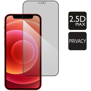 moVear GLASS mSHIELD 2.5D MAX privacy do Apple iPhone 12 Mini (5.4") (Prywatyzujące, kompatybilne z etui)