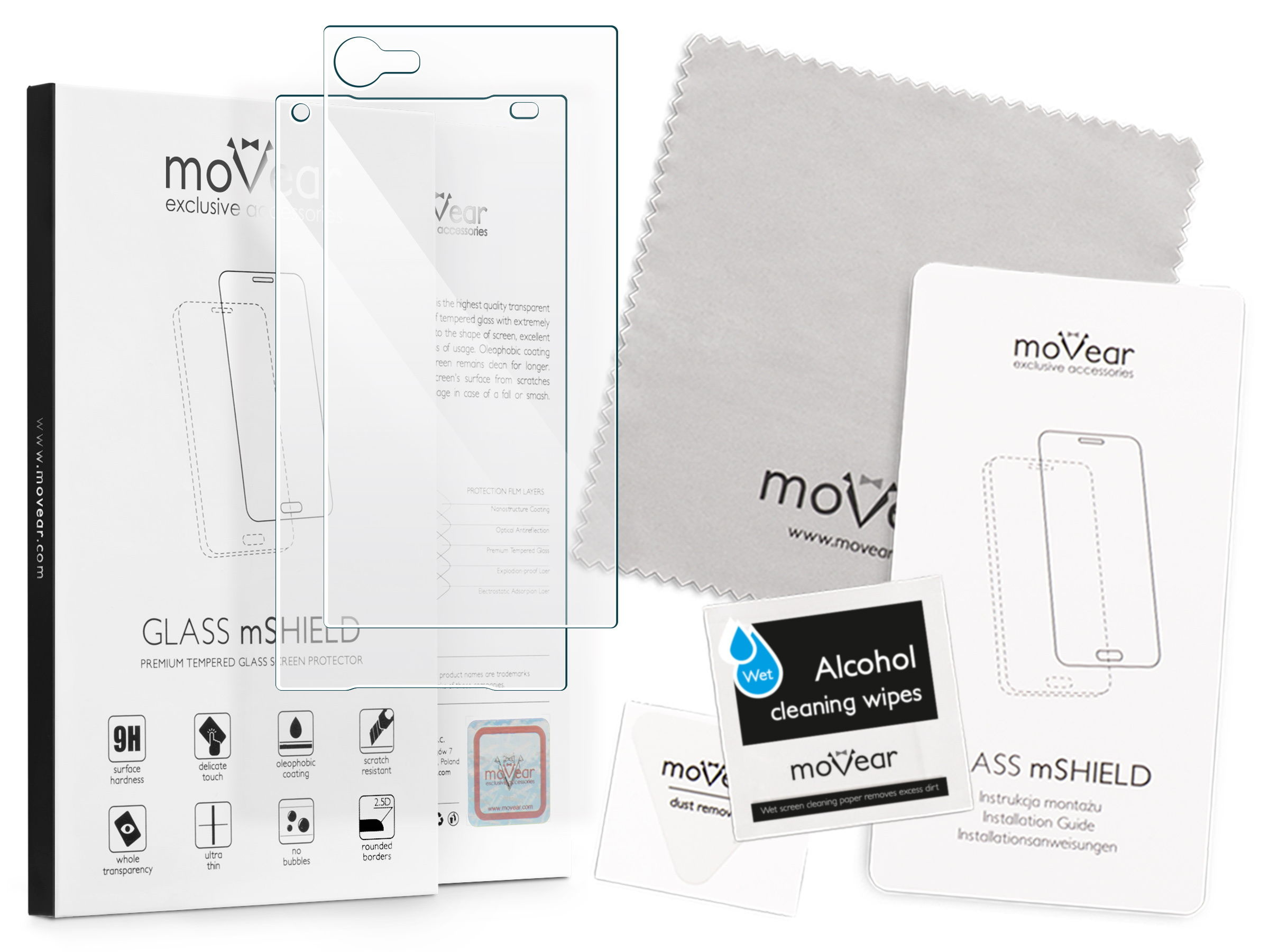 GLASS mSHIELD 2 5D SzkÅo Hartowane do Sony Xperia Z5 pact Prz³d GLASS mSHIELD 2 5D SzkÅo Hartowane do Sony Xperia Z5 pact Prz³d TyÅ