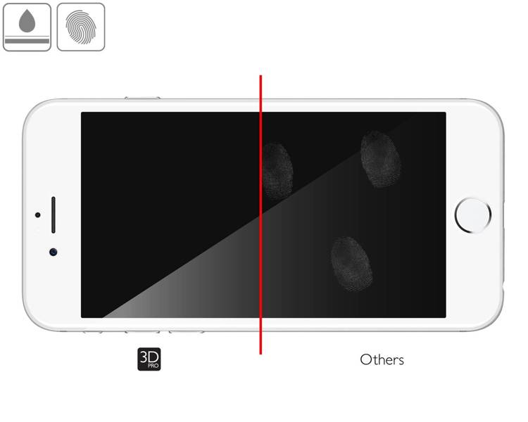 
                    moVear GLASS mSHIELD 3D PRO do Apple iPhone 6 Plus / 6s Plus (5.5") (na cały ekran)