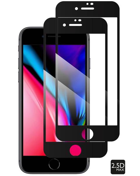 2 szt. | moVear GLASS mSHIELD 2.5D MAX do Apple iPhone 8 / 7 (4.7") (kompatybilne z etui)