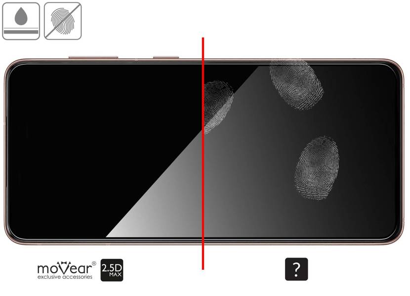 2 szt. | moVear GLASS mSHIELD 2.5D MAX do Samsung Galaxy S21+ (Plus) (6.7") (kompatybilne z etui)