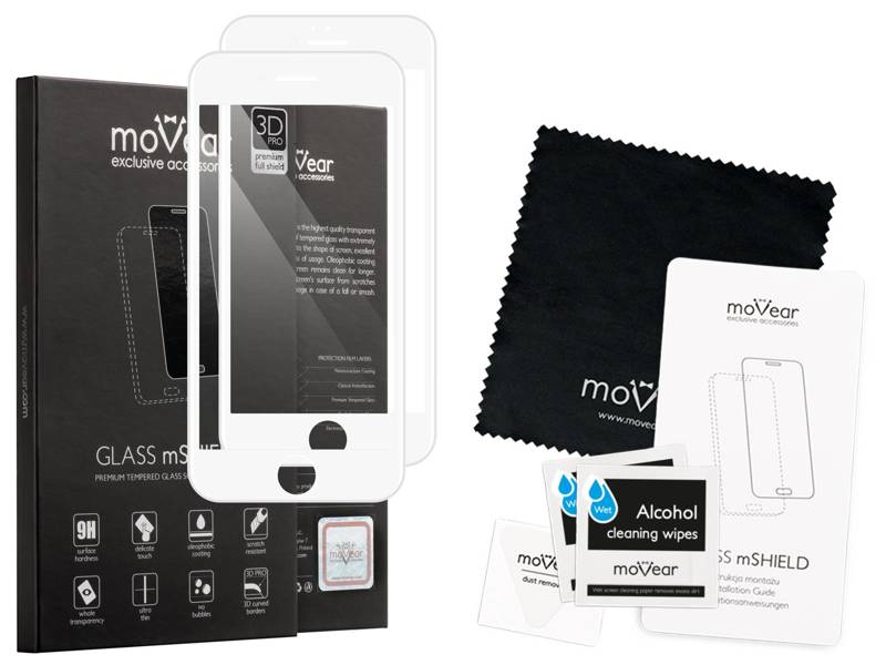 2 szt. | moVear GLASS mSHIELD 3D PRO do iPhone 6 Plus / 6s Plus (5.5”)