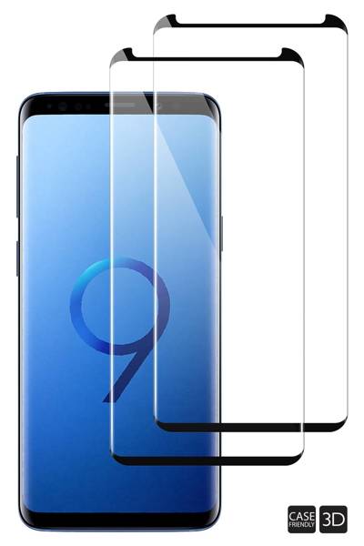 2 szt. | moVear GLASS mSHIELD 3D cf do Samsung Galaxy S9+ (Plus) (6.2") (kompatybilne z etui)
