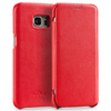 moVear flipSide S skórzane etui do Samsung Galaxy S7 edge (5.5") | Skóra naturalna nappa (Czerwona)